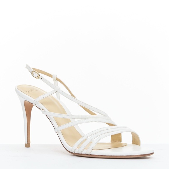 Alexandre Birman Shoes - New with box Alexandre Birman strappy 75 white leather sandals 37.5/US7.5